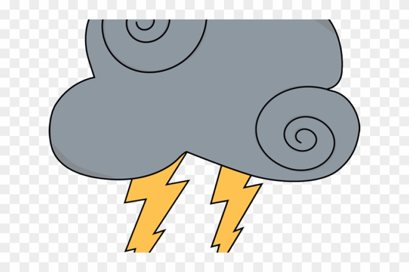 Thunderstorm Clipart Lightning Bolt - Cloud #1341100