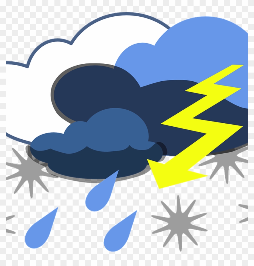 Thunderbolt 11 Clipart Storm Clipart Lightning Thunder - Bad Weather #1341103