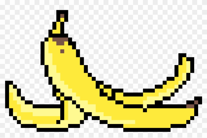 Banana Peel - Banana Skin Pixel Art #1341137