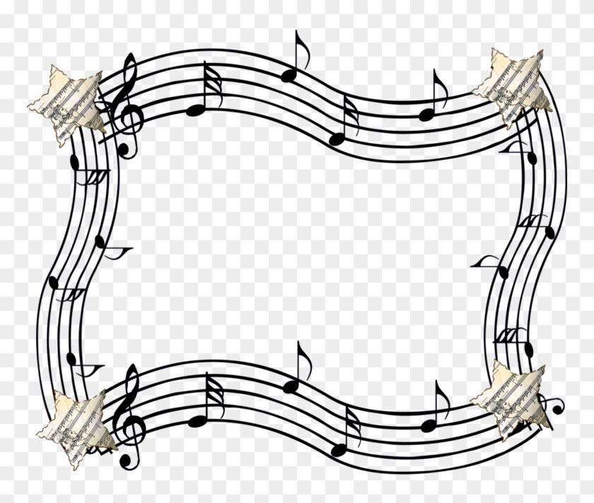 Music Clipart Frame - Frame De Musica Png #1341219