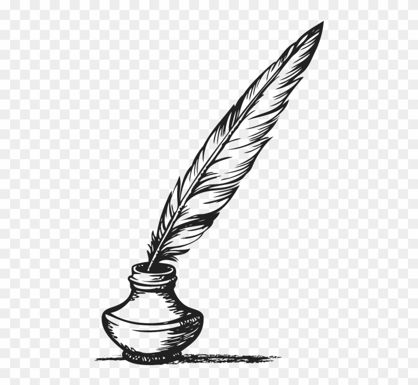 Feather Clipart Pen And Ink - Quill #1341229