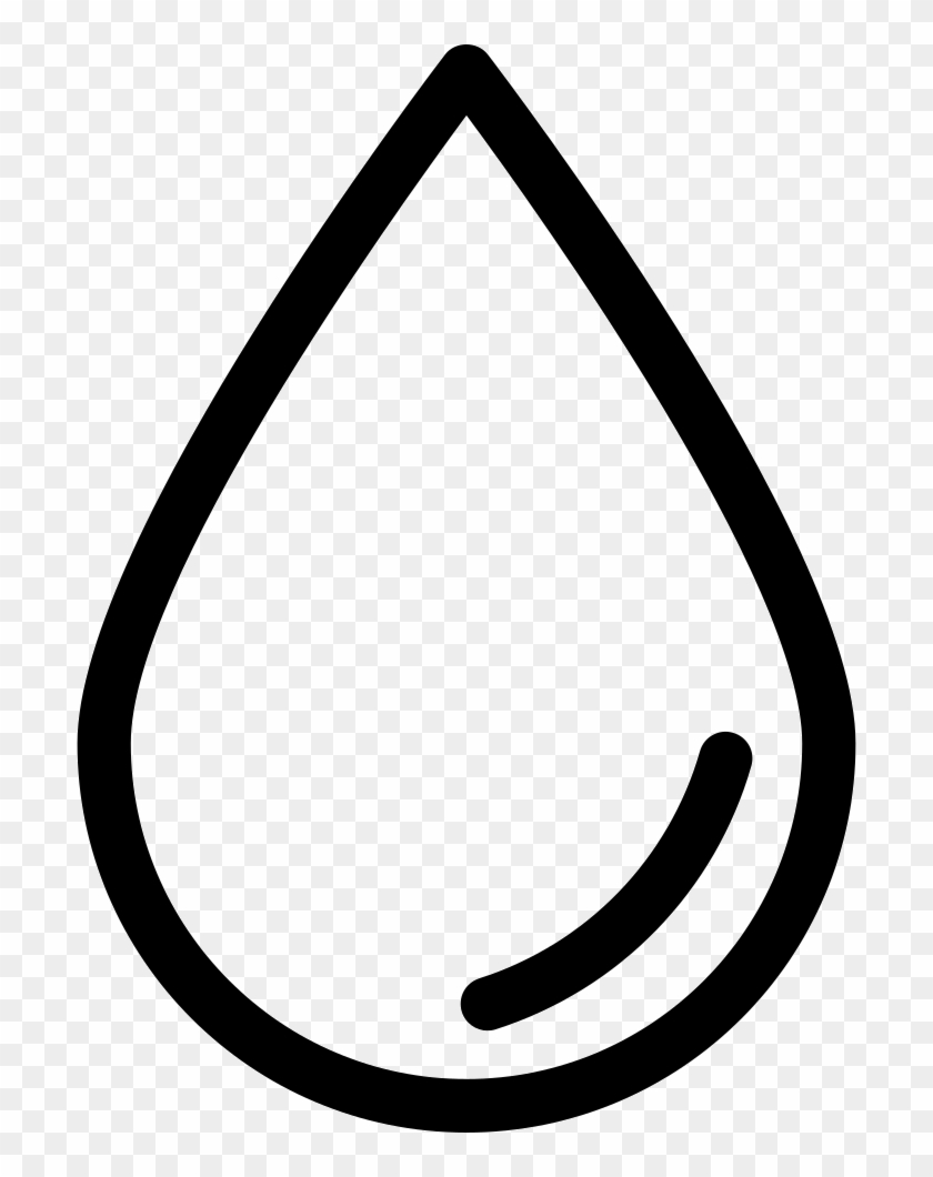 Ink Clipart Ink Drops - Outline Of A Drop #1341262
