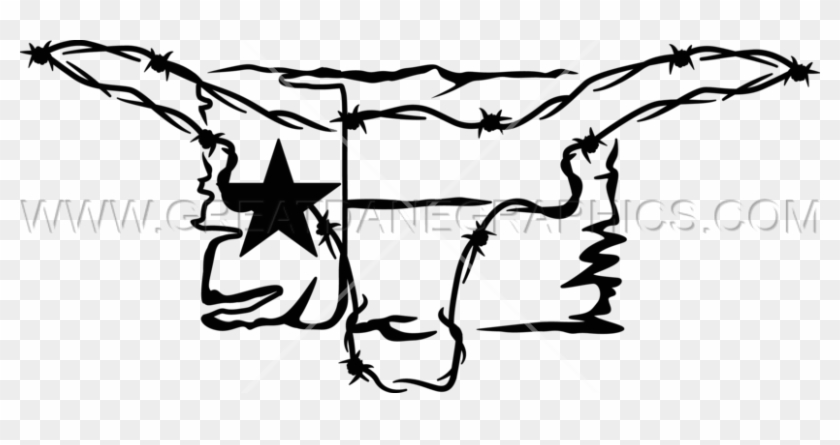 Barb Wire Texas Clipart #1341302