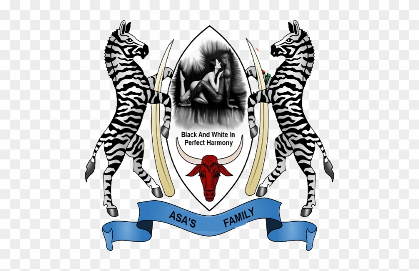 Coat Of Arms Of Asas Smaall - Botswana Coat Of Arm #1341343