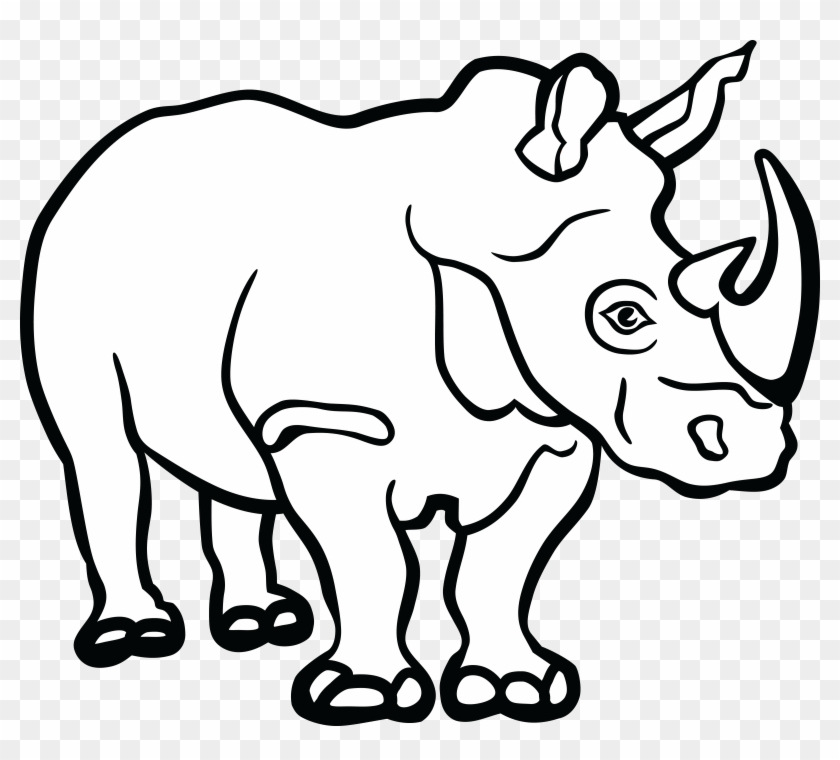 Free Clip Art - Clip Art Rhino #207784