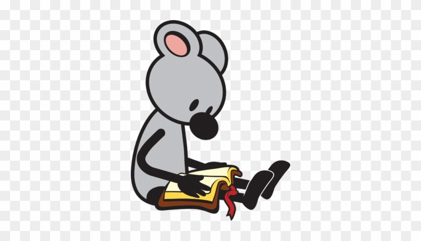 Image - Mouse Reading Clipart #207800