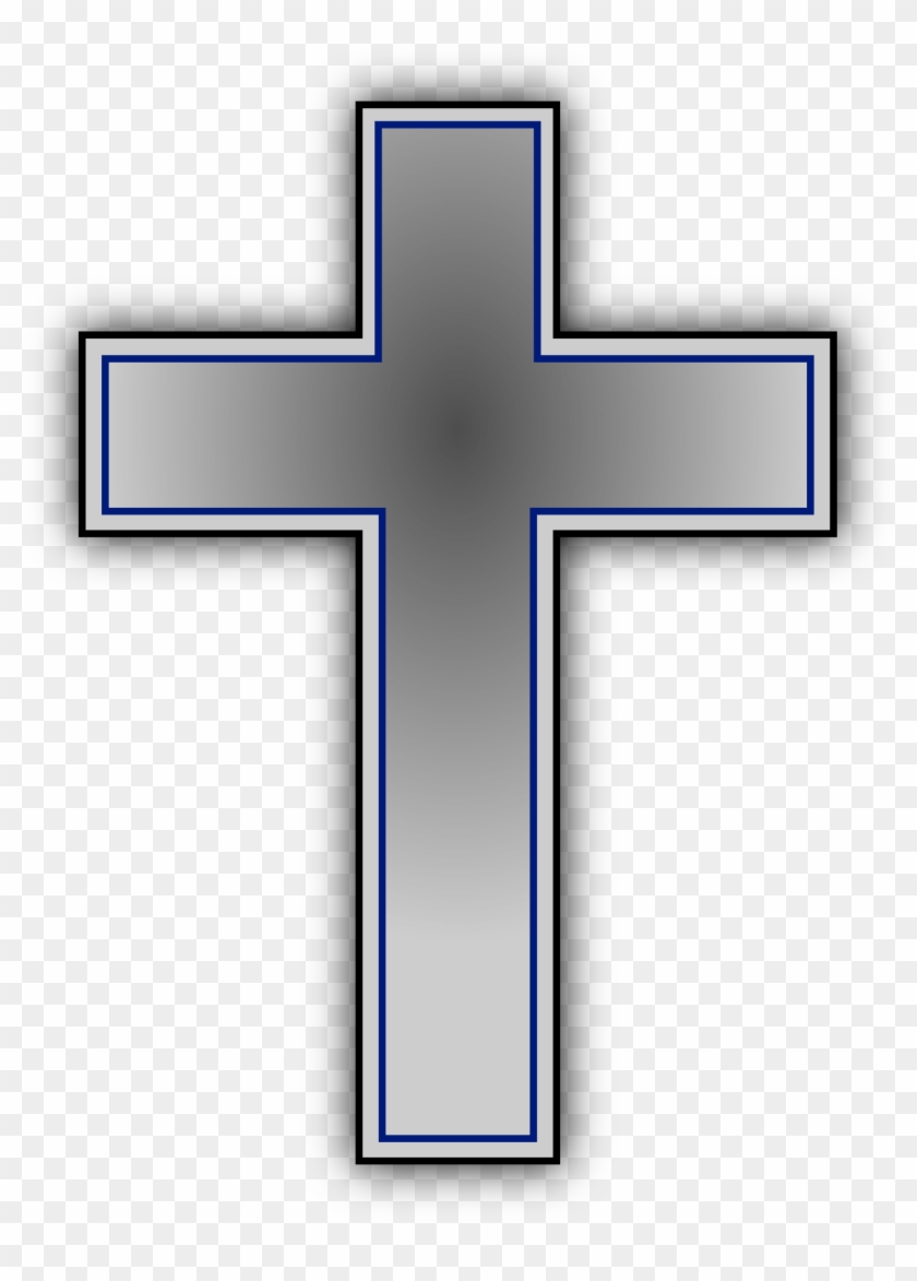 Viewing Gallery For Black And White Cross Clip Art - Cross With Transparent Background #207819