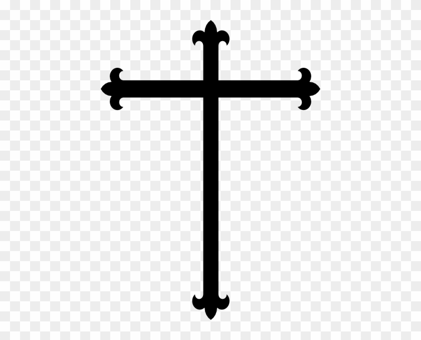 Fancy Cross Clipart - Black Cross Png #207866