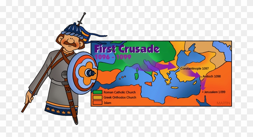 Crusades Map - Crusades In The Middle Ages #207956