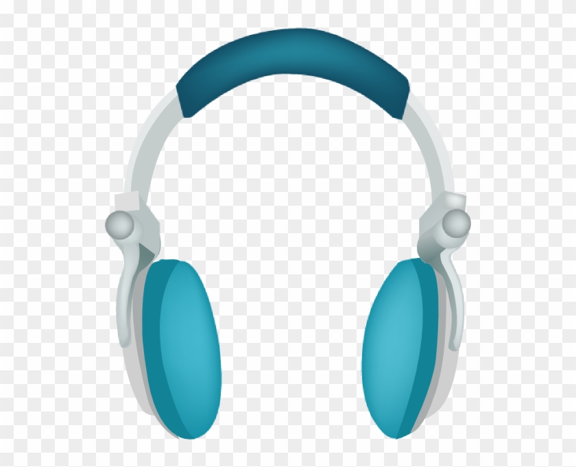 Blue Headphones Clipart #208232