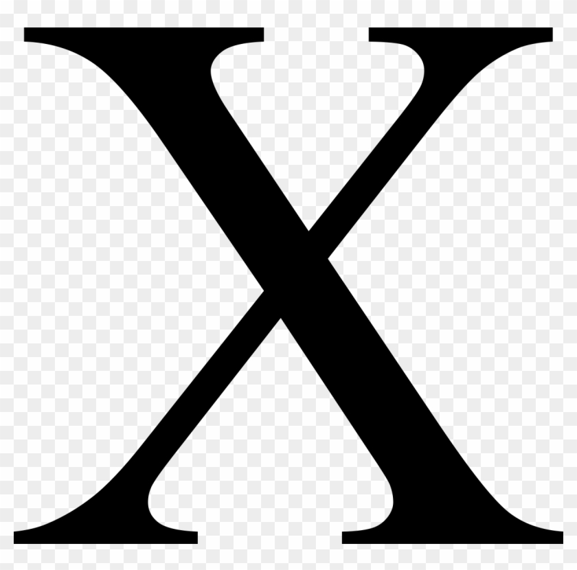 X Greek Letter - Greek Chi #208261