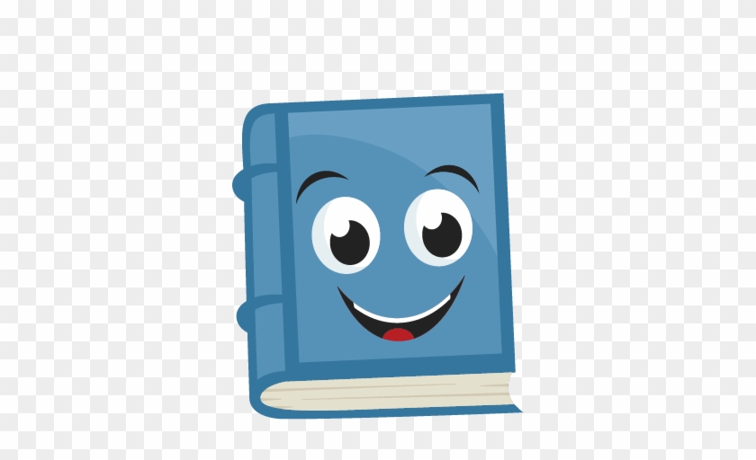 Happy Book Svg Scrapbook Cut File Cute Clipart Files - Clipart Cute Book Png #208285