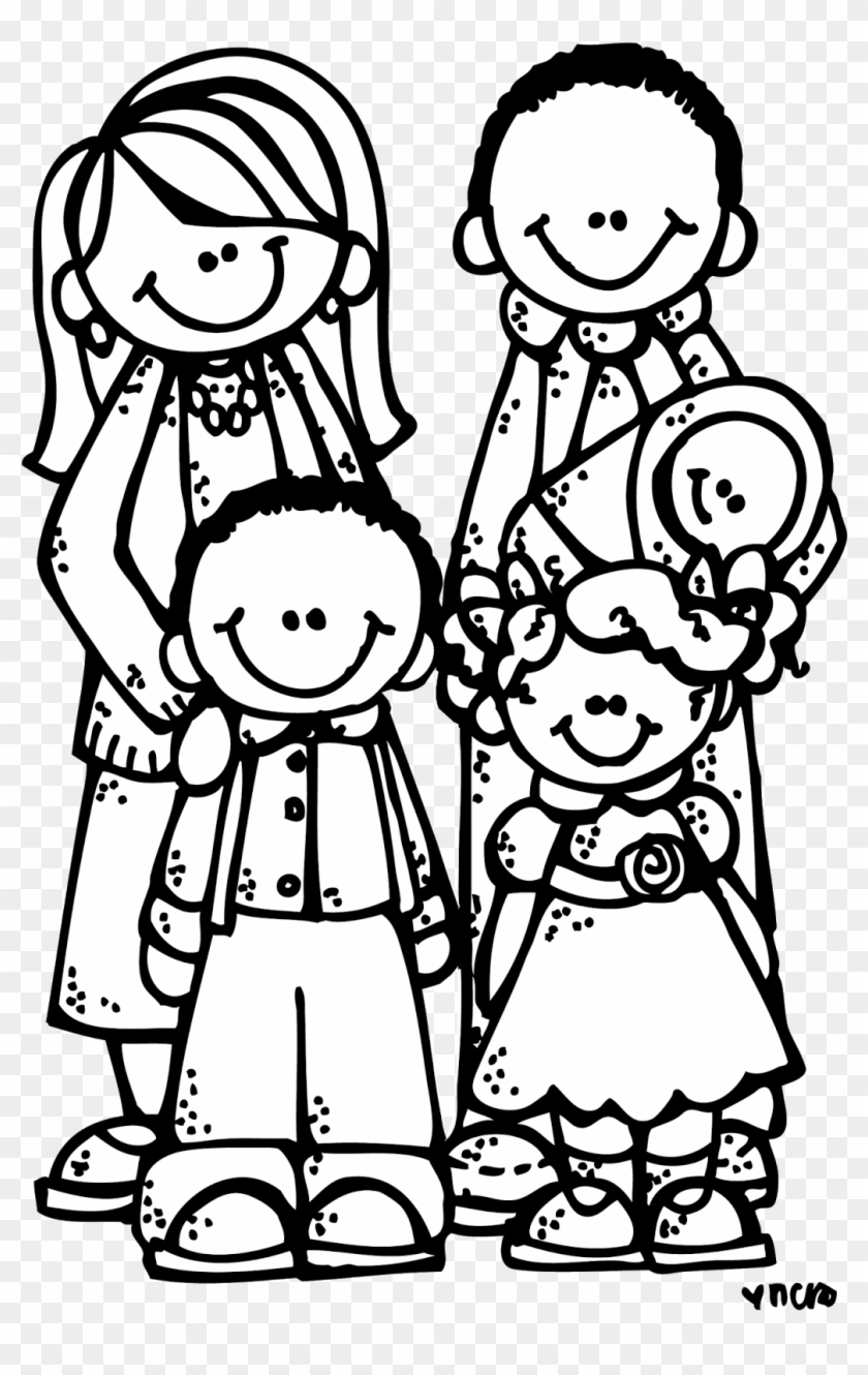 Melonheadz Lds Illustrating Primary Bible, Clip - Lds Family Clipart Black And White #208291