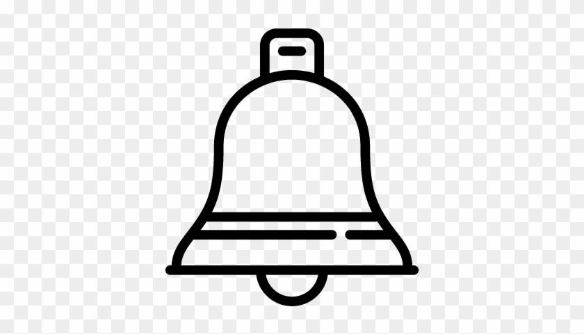 Church Bell Vector - Drawing Of A Church Bell #208342