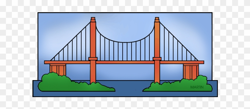 Suspension Bridge - Suspension Bridge Clip Art #208558