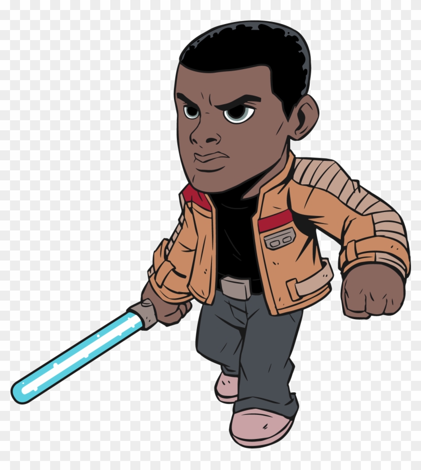 Finn Star Wars - Star Wars Rey Clip Art #208594