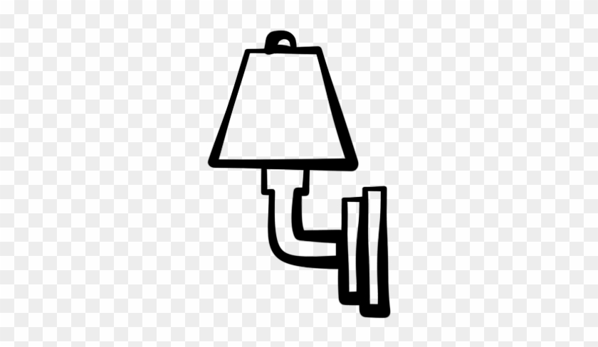 Lamps Clipart Wall Lamp - Clip Art Wall Light #208607