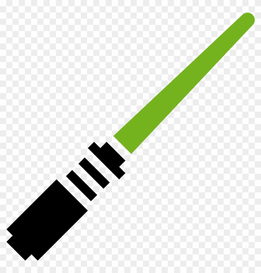 Lightsaber Green Icon - Star Wars Lightsaber Icon #208624