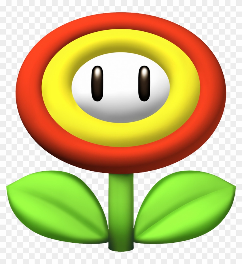 Super Mario Bros Clip Art - Super Mario Fire Flower #208628