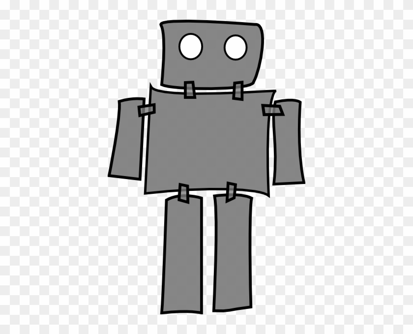 Clip Art Robot Clipart Image - Simple Robot Clipart #208630