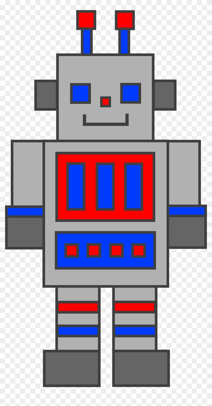 Simple Robot Clipart - Shape Robot Clipart #208656