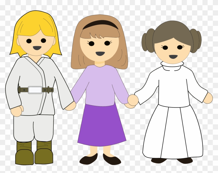 Star Wars Girls - Clip Art #208653