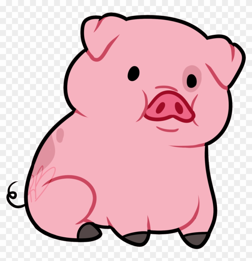 Pig Outline Cliparts - Cartoon Pig #208657