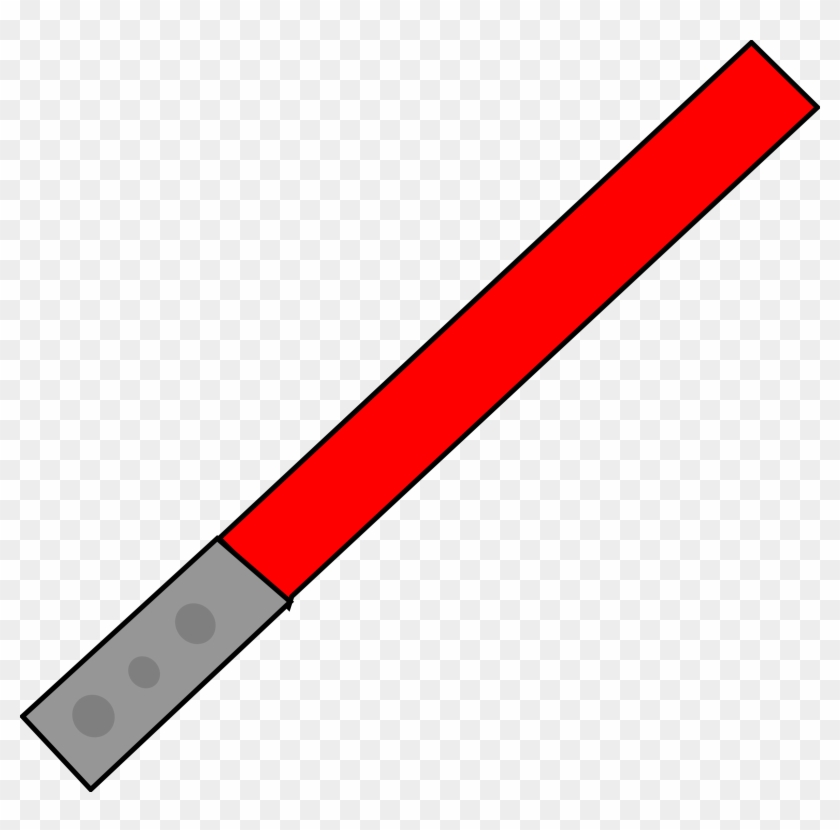 Clipart Red Light Saber - Lightsaber Clip Art Transparent #208661