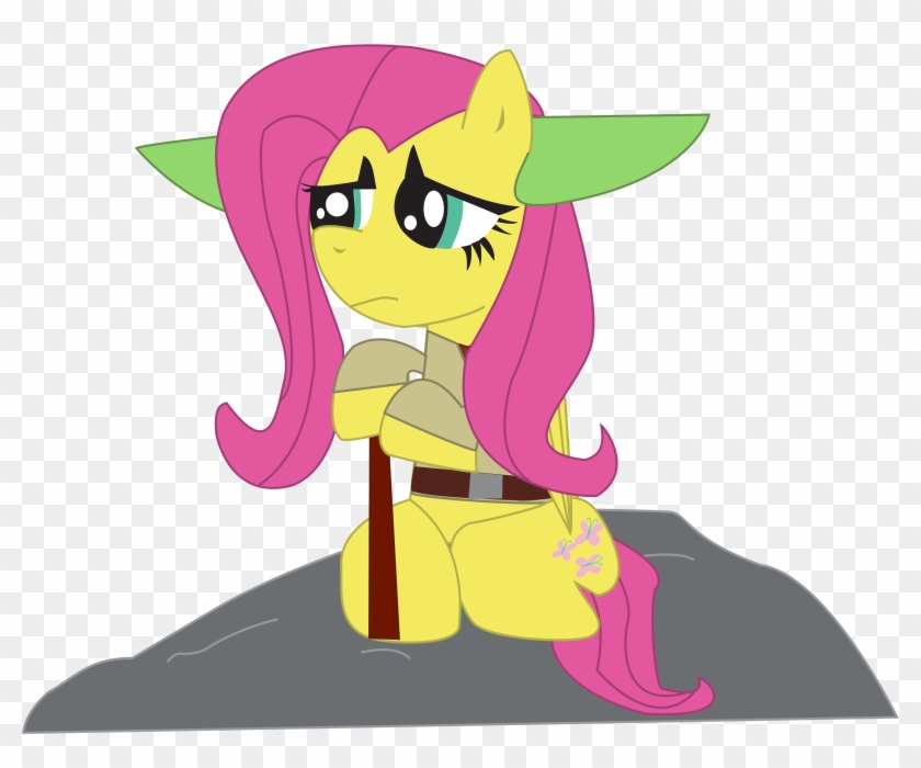 Ejlightning007arts Fluttershy As Yoda In Star Wars - Yoda #208724