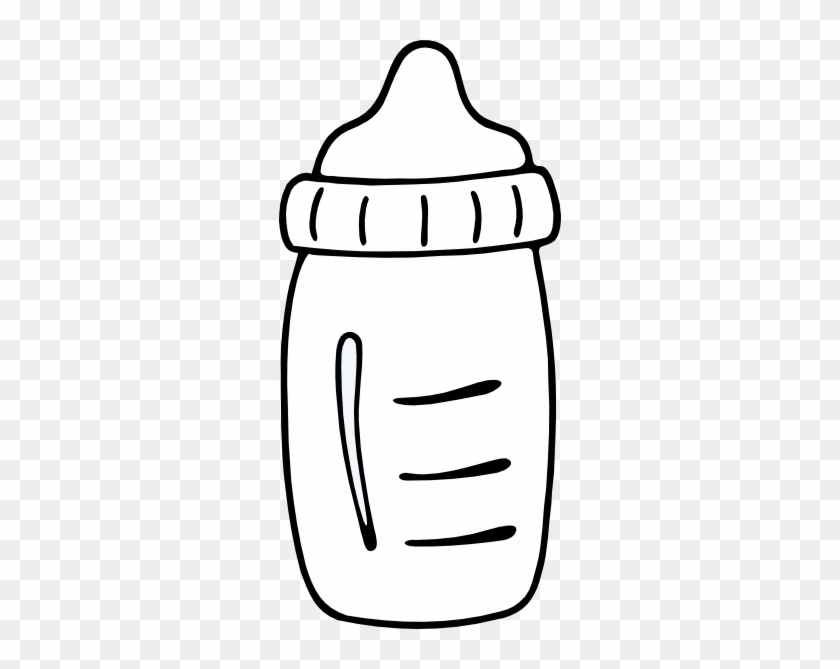 Milk Bottle Clip Art At Clker - Baby Bottle Clip Art #208767