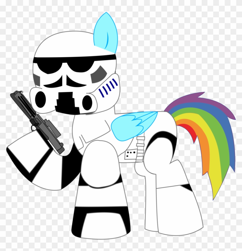 Rainbow Dash As A Stormtrooper In Star Wars By Ejlightning007arts - Rainbow Dash Star Wars #208772