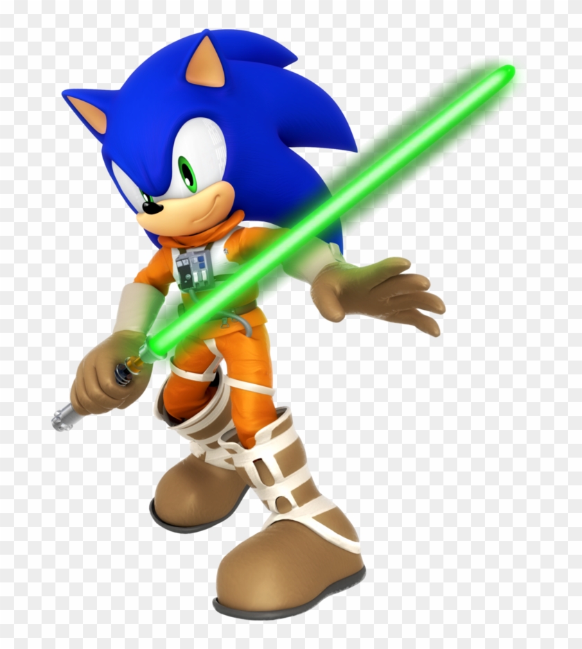 Sonic As Luke Skywalker By Nibroc-rock - Health #208801
