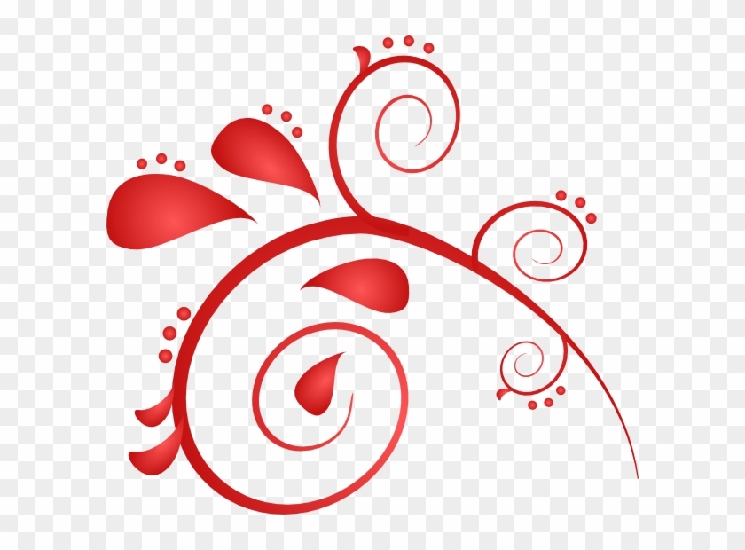 Maroon Clipart Swirl - Free Paisley Clip Art #208948