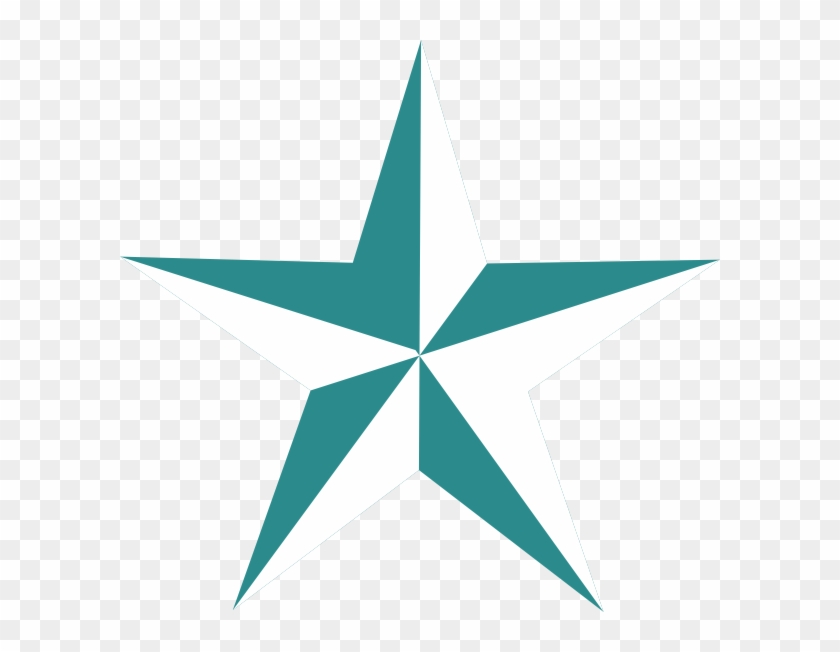 Teal Stars Clipart - Texas Star Clip Art #208964