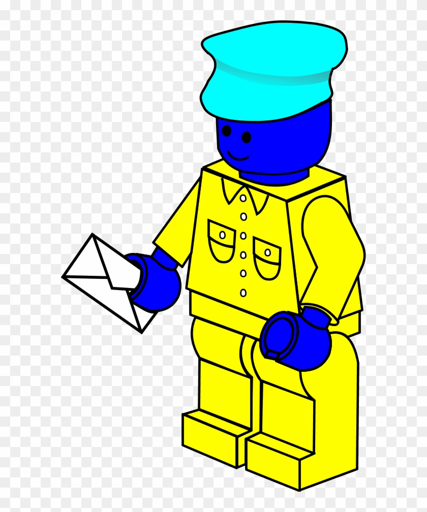 Lego Town Postman - Transparent Background Lego Postman #209067