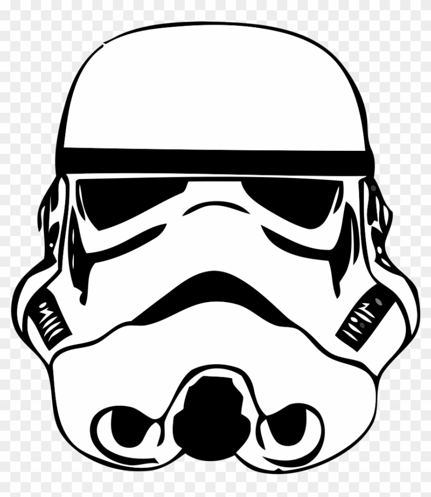 Stormtrooper Drawing Star Wars Stencil Clip Art - Stormtrooper Drawing Star Wars Stencil Clip Art #209089