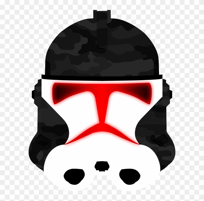 Phase Ii Clone Trooper Helmet Black Dragon Png #209097
