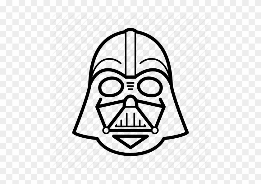 Dark Side, Darth Vader, Helmet, Skywalker, Star Wars, - Darth Vader Helmet Cartoon #209131