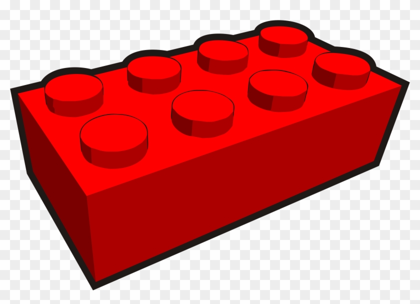 Clip Is A Brick Clipart Icon Png - Red 1x3 Lego Brick #209167