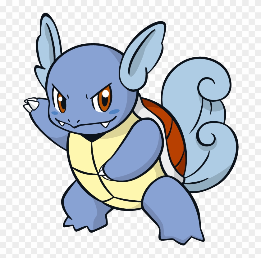 Wartortle Pokemon Character Vector Art - Bulbasaur Ivysaur Venusaur Charmander Charmeleon Charizard #209180