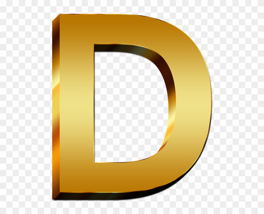 D Transparent - Golden D Png #209276