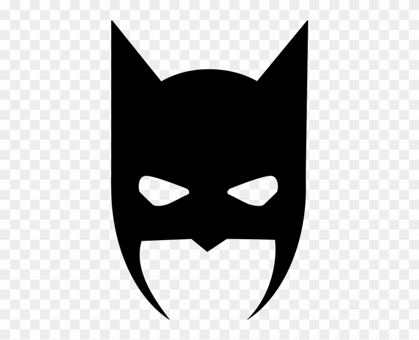 Batman Rubber Stamp - Batman Mask Silhouette - Free Transparent PNG Clipart  Images Download