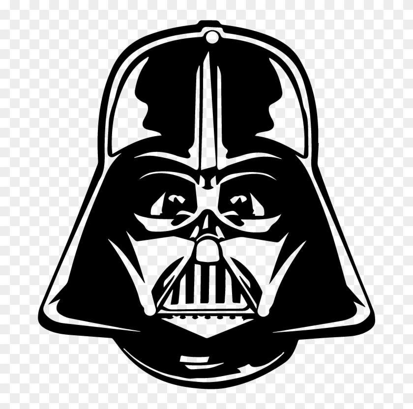 Vinilos Paredes Star Wars Vinilo Casco Dark Vader Friky - Darth Vader Helmet Drawing #209308