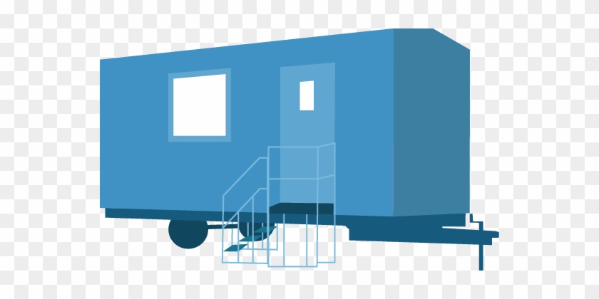 Construction Trailers - Construction Trailer Clip Art #209341