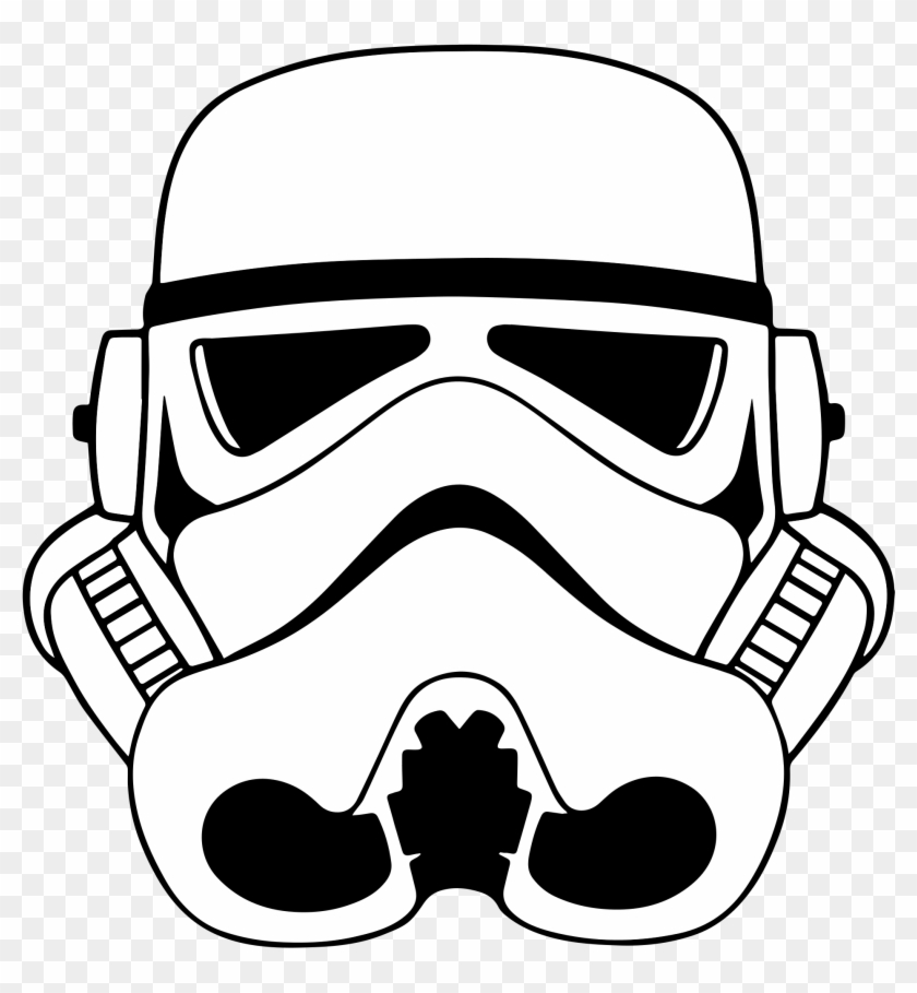 File - Stormtrooperhelmeticon - Svg - Star Wars Stormpooper - Bodysuit Or T-shirt #209367