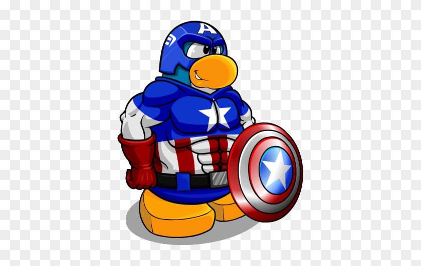 Back When I Predicted Star Wars 2016 Takeover , I Tied - Club Penguin Capitan America #209392