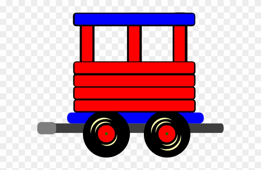 Loco Train Carriage Clip Art - Train Cart Clipart #209432