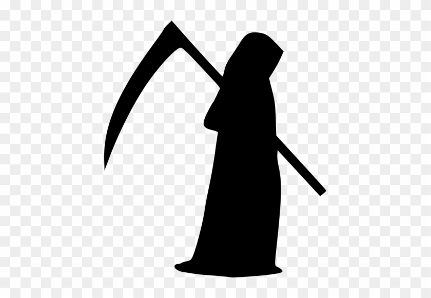 300 Death Clipart Free Public Domain Vectors - Grim Reaper Silhouette #209444