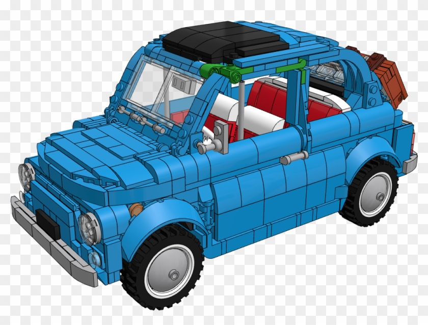 Fiat 500 Lego Car Png Clipart - Lego Creator Fiat 500 #209490