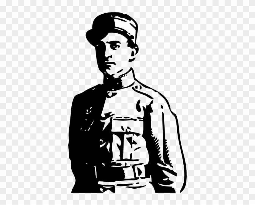 World War 1 Officer Clip Art - Soldier Ww1 Clipart #209529